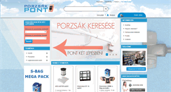 Desktop Screenshot of porzsakpont.hu
